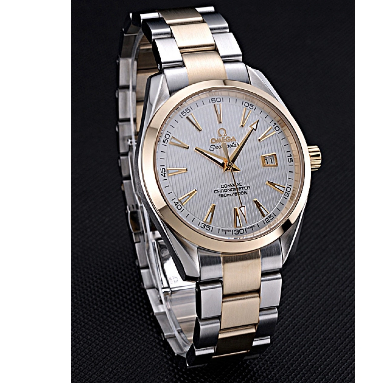 1028 Omega Seamaster White Dial Two Tone 622167